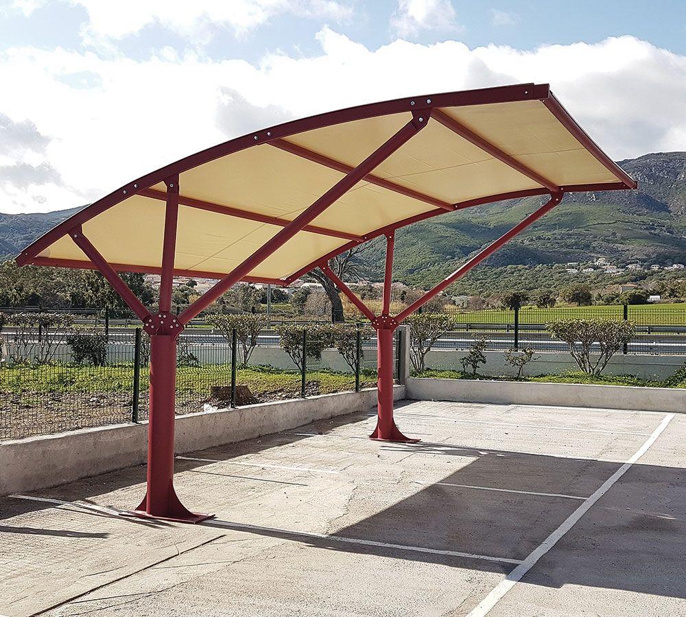 abri terrasse carport parking rouge corse