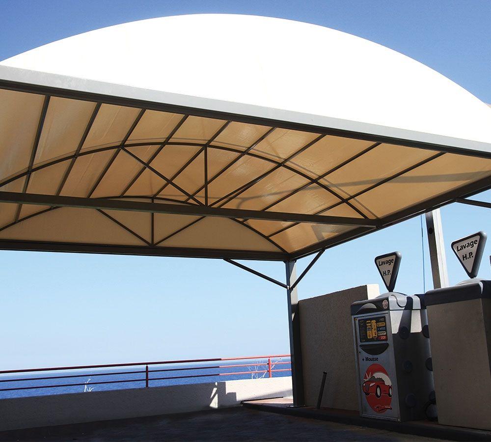 abri terrasse carport tunnel station essence bastia