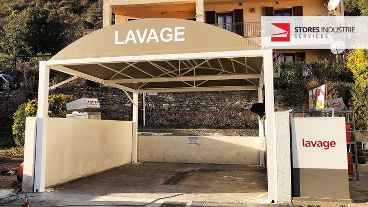 abri de lavage station service corse