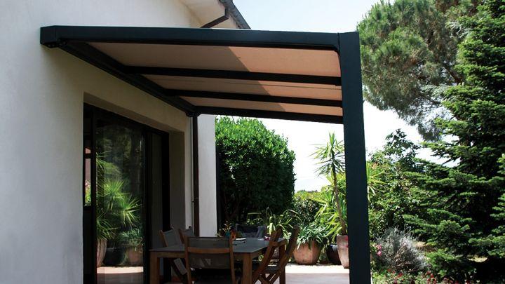 pergola bache micro perforee beige en corse