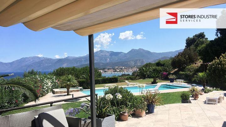 pergola retractable manuel bache PVC serge ferarri