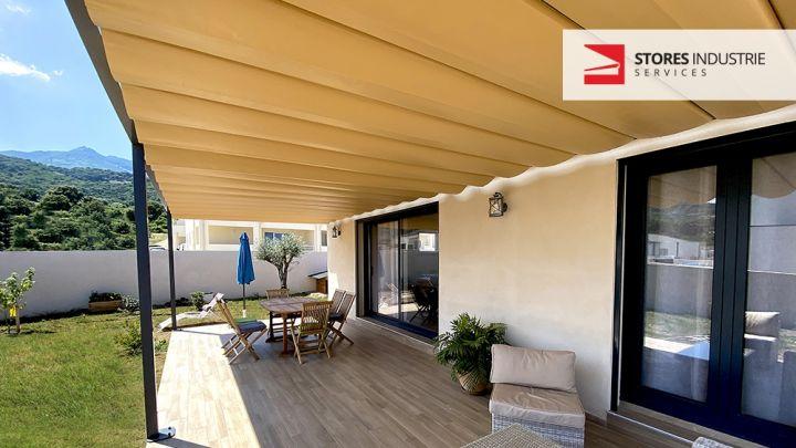 pergola retractable manuel abris terrasse