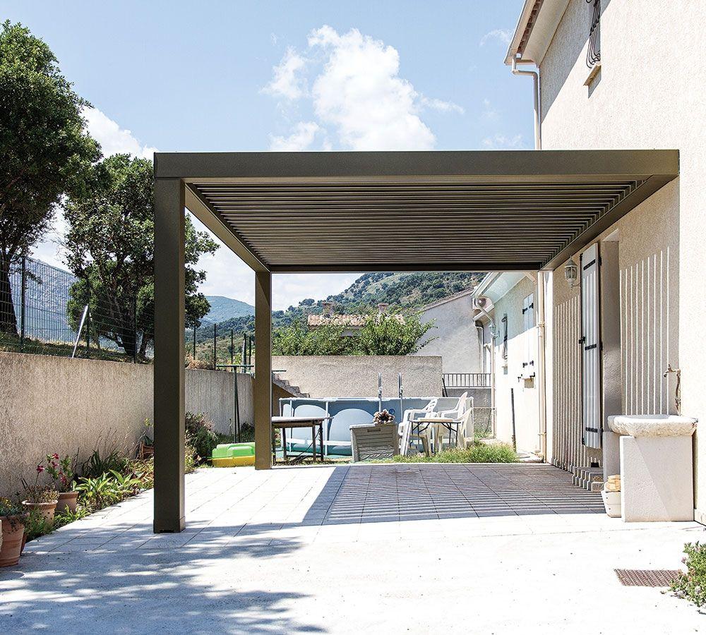 pergola bioclimatique aluminium terrasse bastia