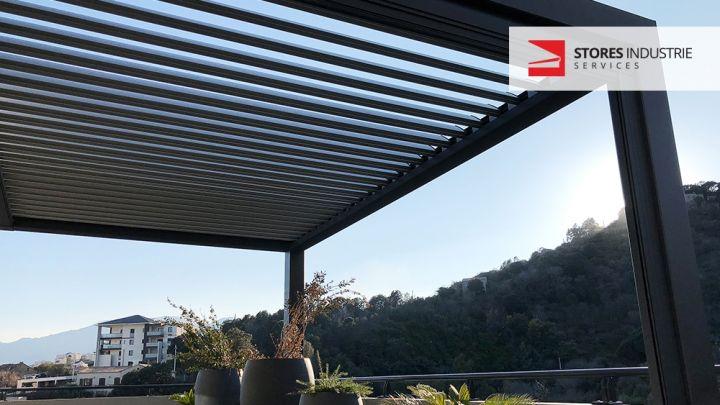 lames orientables pergola bastia