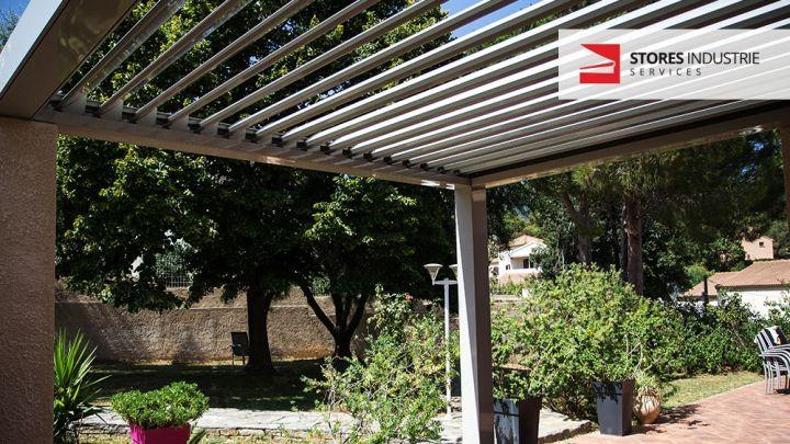 pergola bioclimatique lame ouverte particulier corse